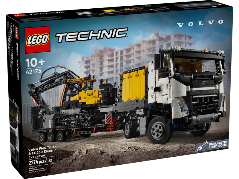 Volvo FMX Truck & EC230 Electric Excavator - 2274 piezas